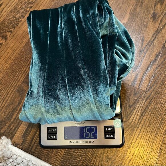 Soft Surroundings Tunic Teal (Blue-Green) Velvet Bella Rosa Tunic Large Petite - Picture 7 of 7